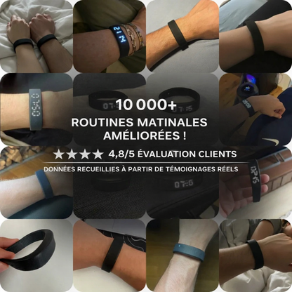 100% Réveil - Bracelet Réveil Silencieux