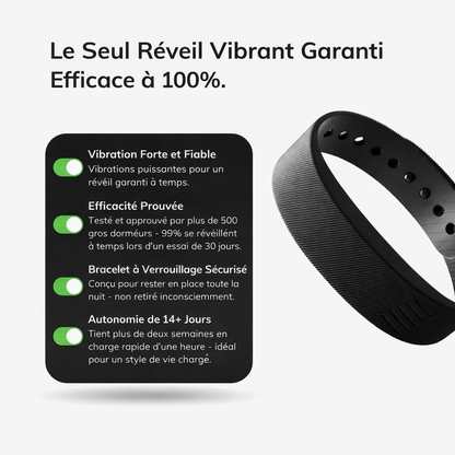 100% Réveil - Bracelet Réveil Silencieux