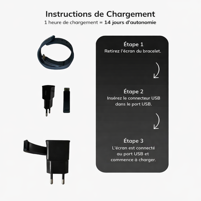 100% Réveil - Bracelet Réveil Silencieux