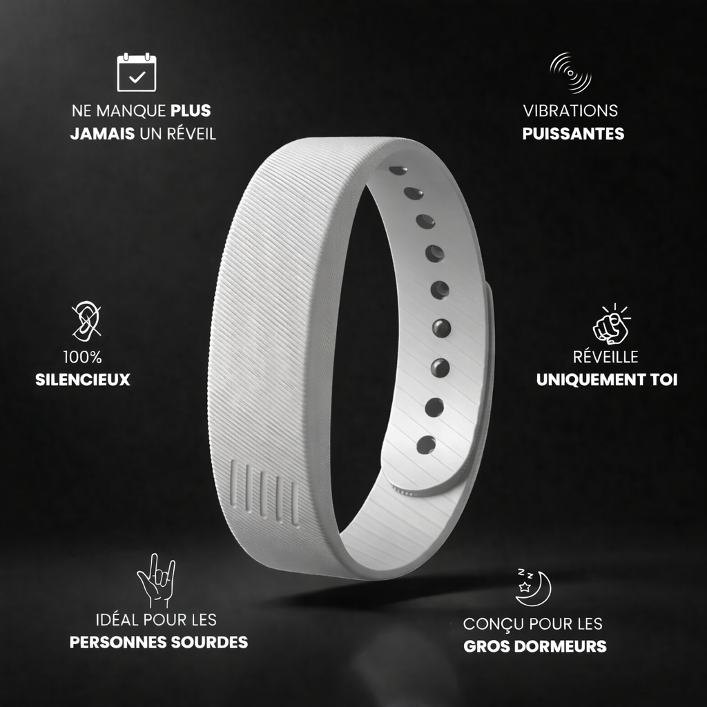 100% Réveil - Bracelet Réveil Silencieux